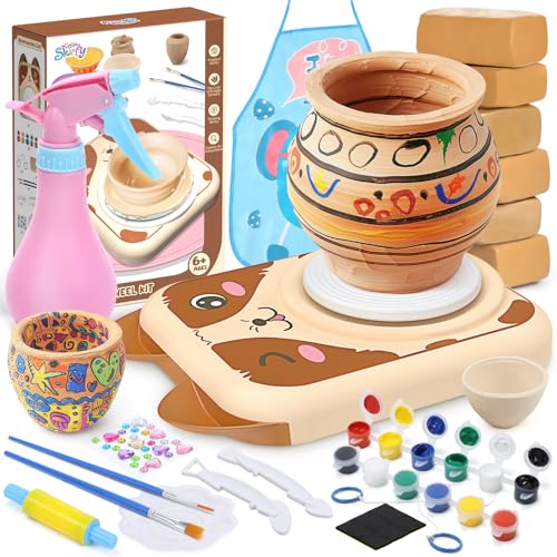 Skirfy Kids Pottery Wheel and Painting Kit