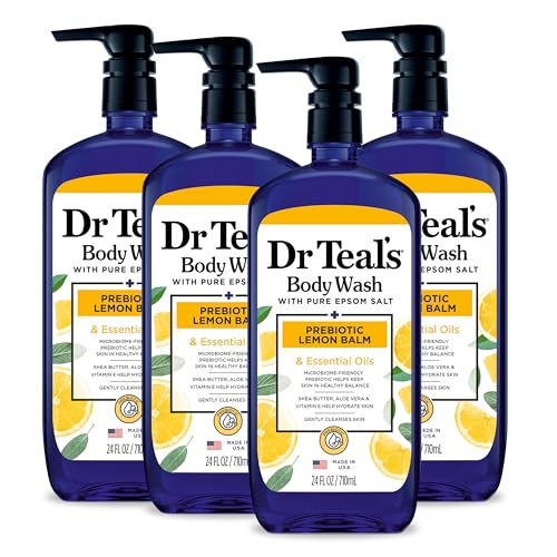 4 Pack Dr Teal's Prebiotic Epsom Salt Body Wash