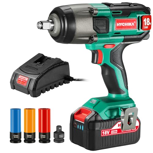 Cordless 18V High Torque 1/2-Inch Impact Wrench Kit