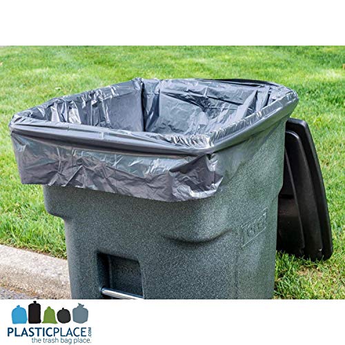 Plasticplace Heavy Duty Trash Bags, 95-96 Gallon