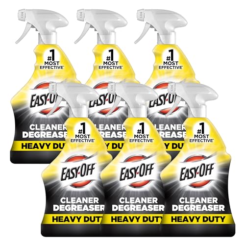 6 Pack Easy-Off Heavy Duty Degreaser Spray 32 Ounce