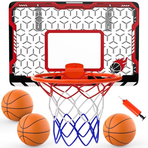 EagleStone Mini Basketball Hoop with 3 Balls and Pump