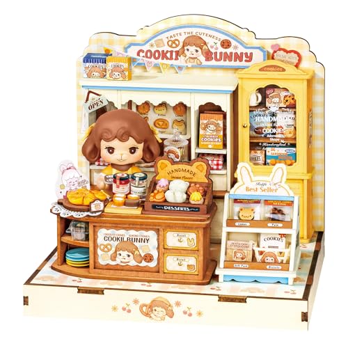 Rolife DIY Miniature Dollhouse Kit Cookie Shop