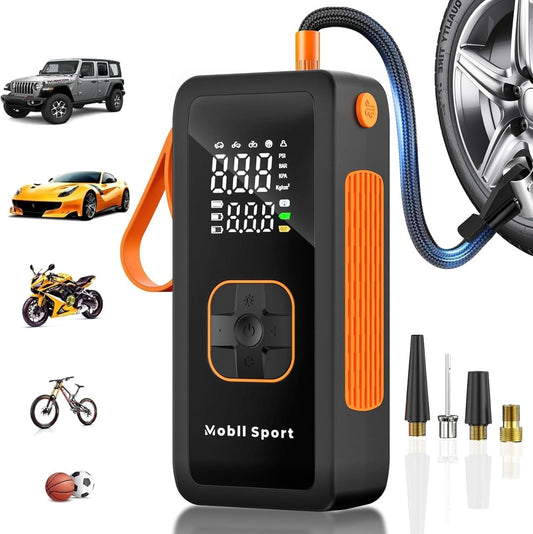 Cordless Digital Tire Inflator Portable Air Compressor