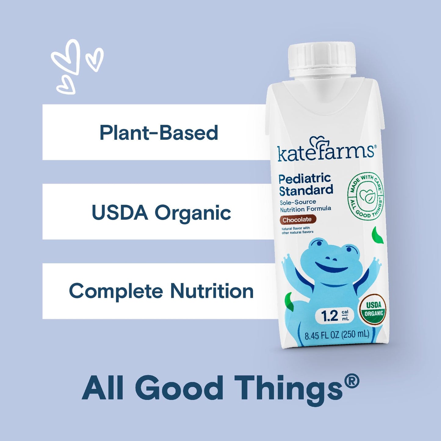 Kate Farms Organic High Calorie Shake, Chocolate
