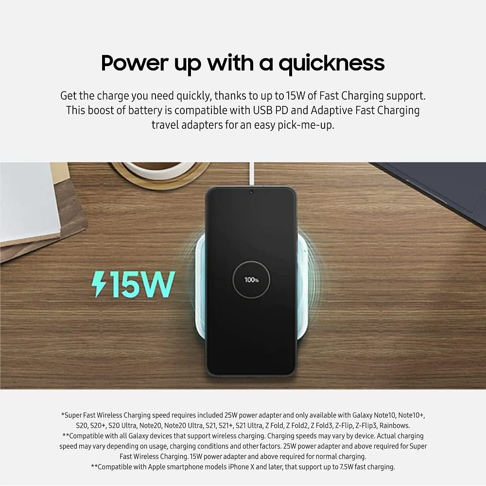 Samsung 15W Wireless Charger Pad for Galaxy