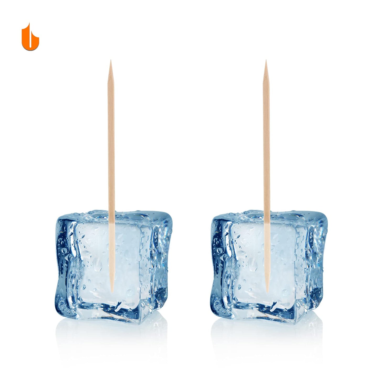 Sturdy Toothpick Holder with 1600 Natural Picks