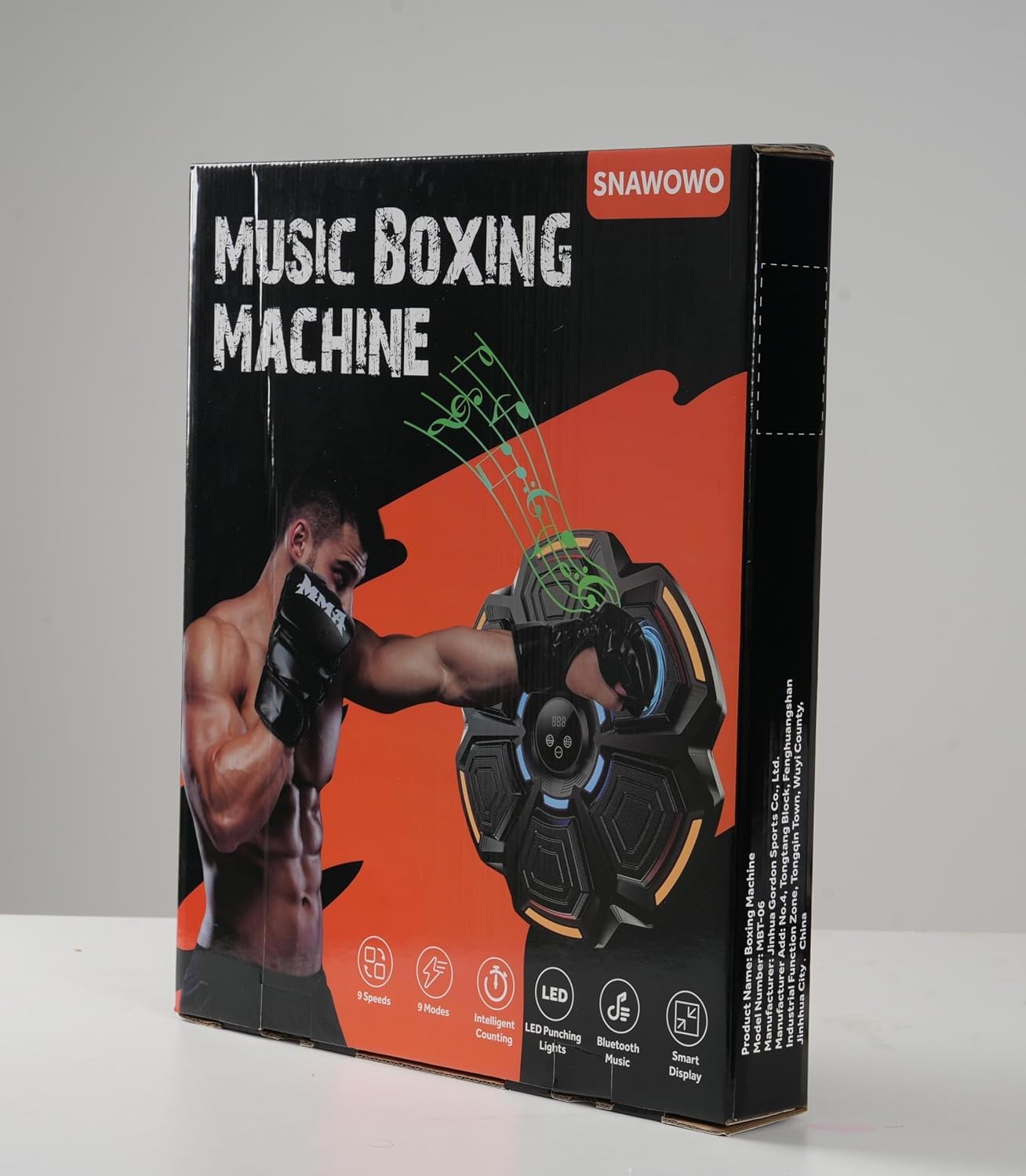 Bluetooth Music Punching Machine with Gloves