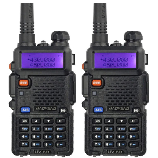 BAOFENG UV-5R Dual Band Walkie Talkie 2-Pack