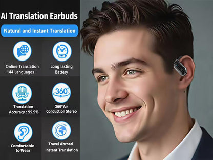 Real-Time Translator Earbuds for Travel & Learning