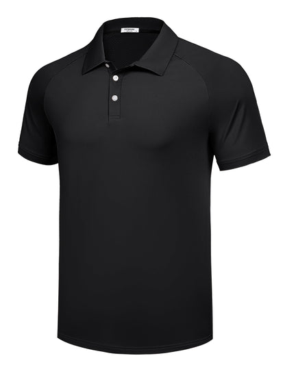 Mens Short Sleeve Athletic Golf Polo Shirt