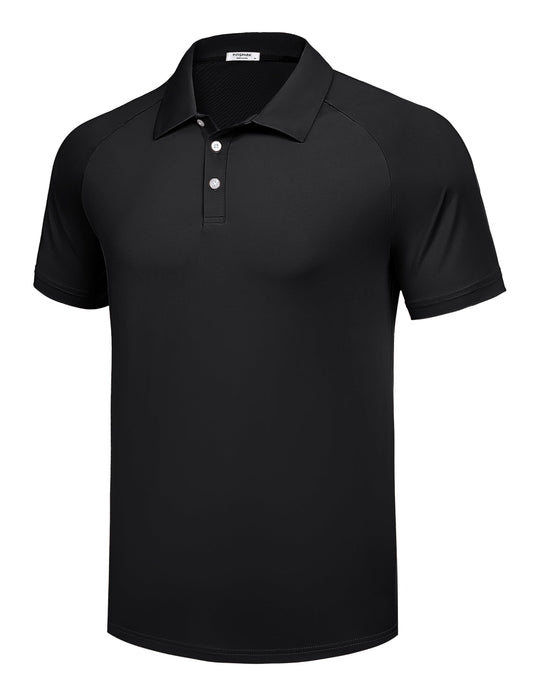 Mens Short Sleeve Athletic Golf Polo Shirt
