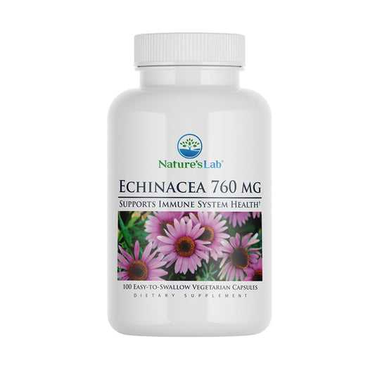 Echinacea 760mg Immune Support - 100 Capsules