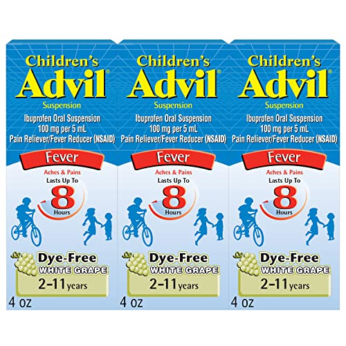 3 Pack Advil Children's Ibuprofen Pain & Fever Relief Liquid