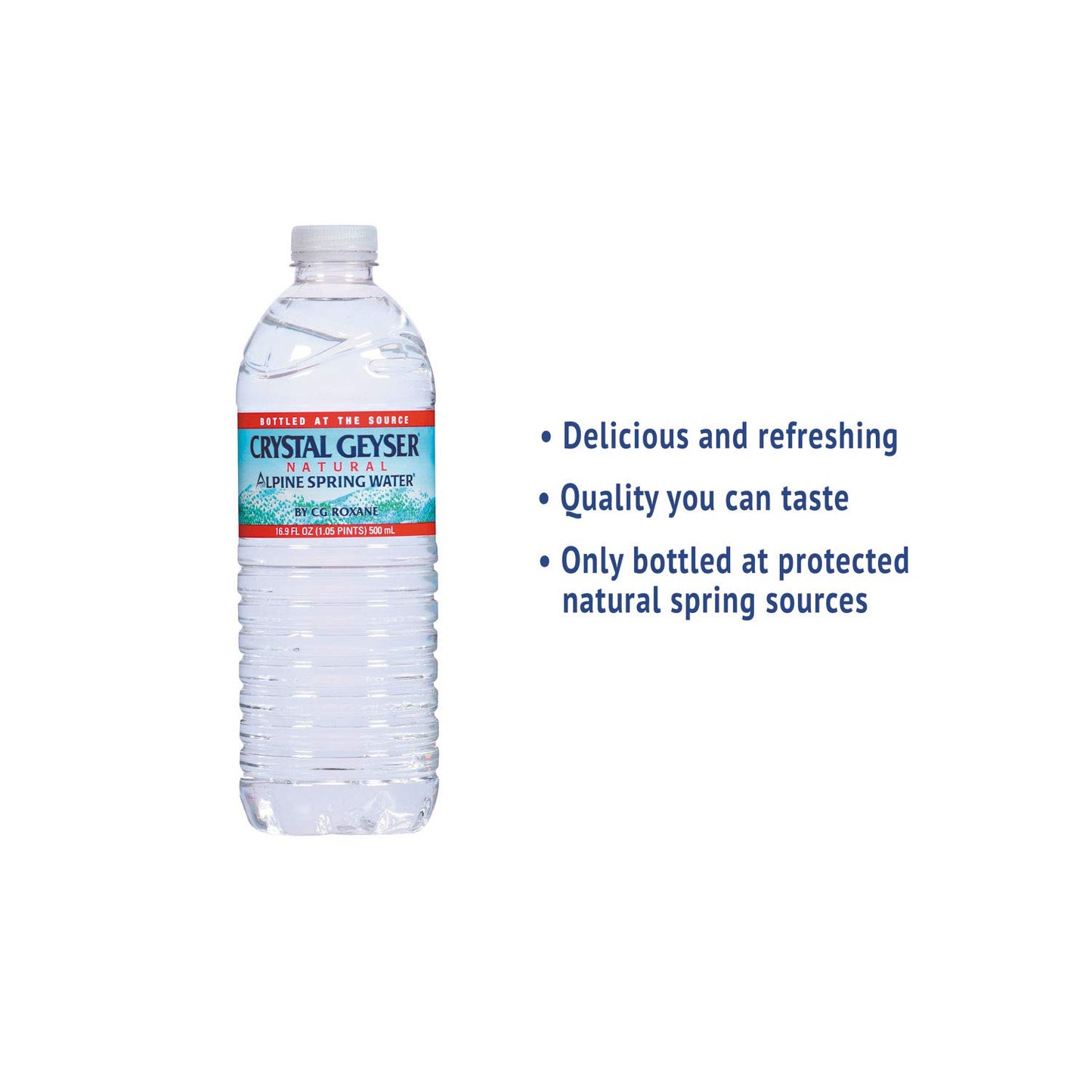 Crystal Geyser Spring Water, 16.9 Ounce, 35 Bottles