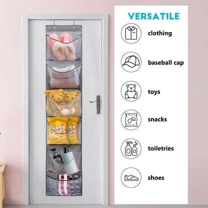 Over-the-Door Shoe Organizer with 6 Pockets