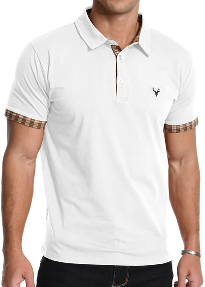 KUYIGO Men's Casual Slim Fit Polo Shirt