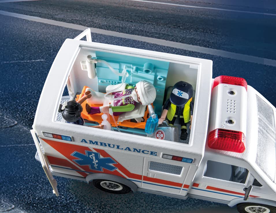 Playmobil Ambulance with Accessories and 3 Figures