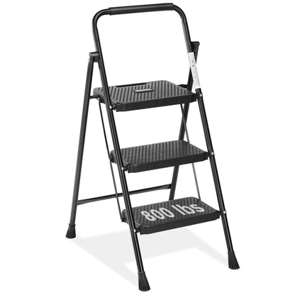 3-Step Folding Ladder Stool by DUMOS