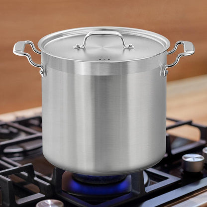 NutriChef 20 Quart Heavy-Duty Stockpot For Cooking