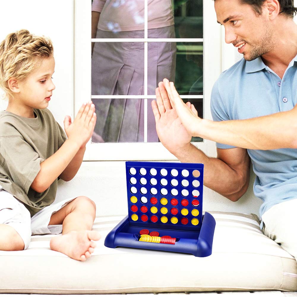 4 in a Row Travel Size Board Game - 2 Pack