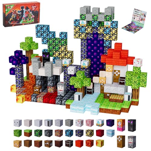 100 Piece Magnetic Building Blocks Toy Set