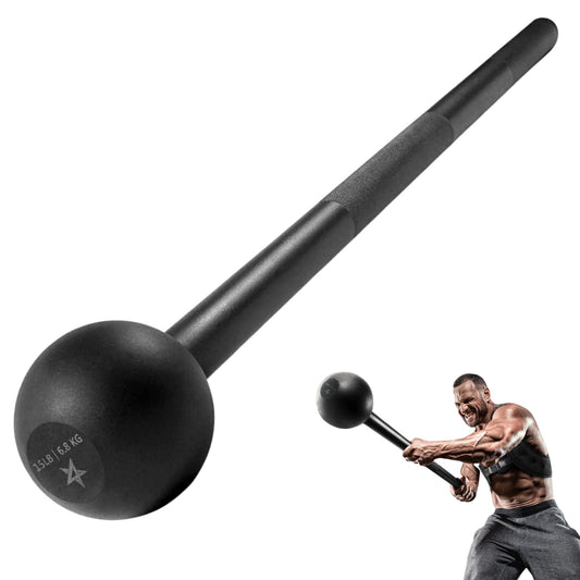15 lb Yes4All Steel Mace for Strength Training