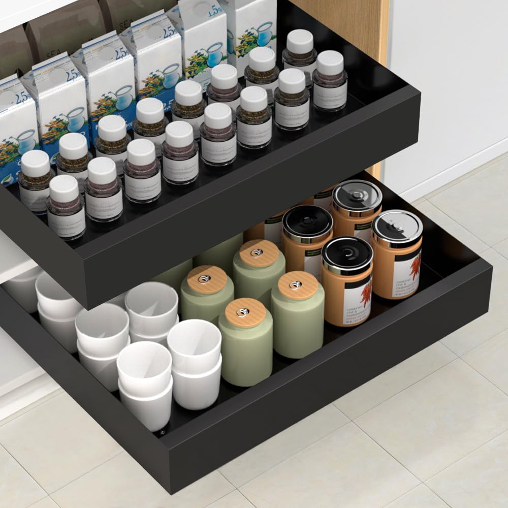 Pull Out Cabinet Organizer by HIKITMATE