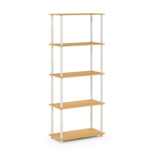 Furinno 5-Tier Multipurpose Storage Display Rack
