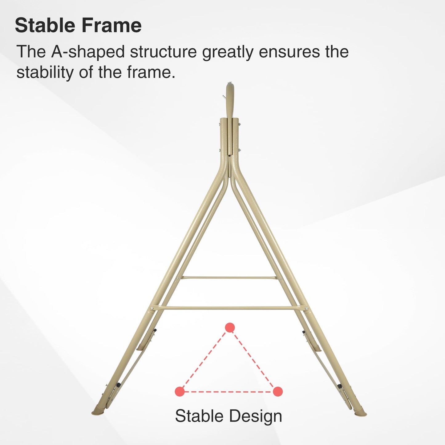 RedSwing Hammock Chair with Stand,Include Hanging Swing Chair,Heavy Duty Hammock Swing Chair with Stand for Adults Indoor Outdoor Patio Backyard, Max Load 330 Lbs