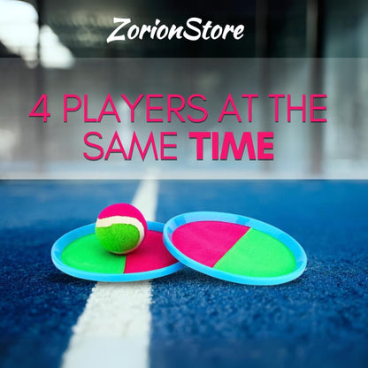 Toss and Catch Game with Velcro Paddles