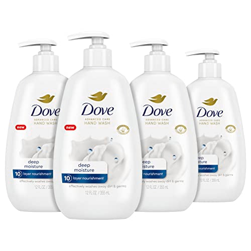 4 Pack Dove Advanced Care Deep Moisture Hand Wash