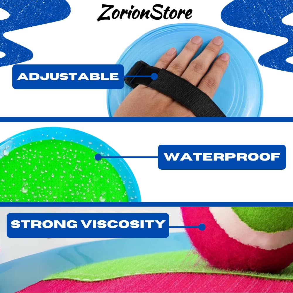 Toss and Catch Game with Velcro Paddles