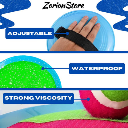Toss and Catch Game with Velcro Paddles