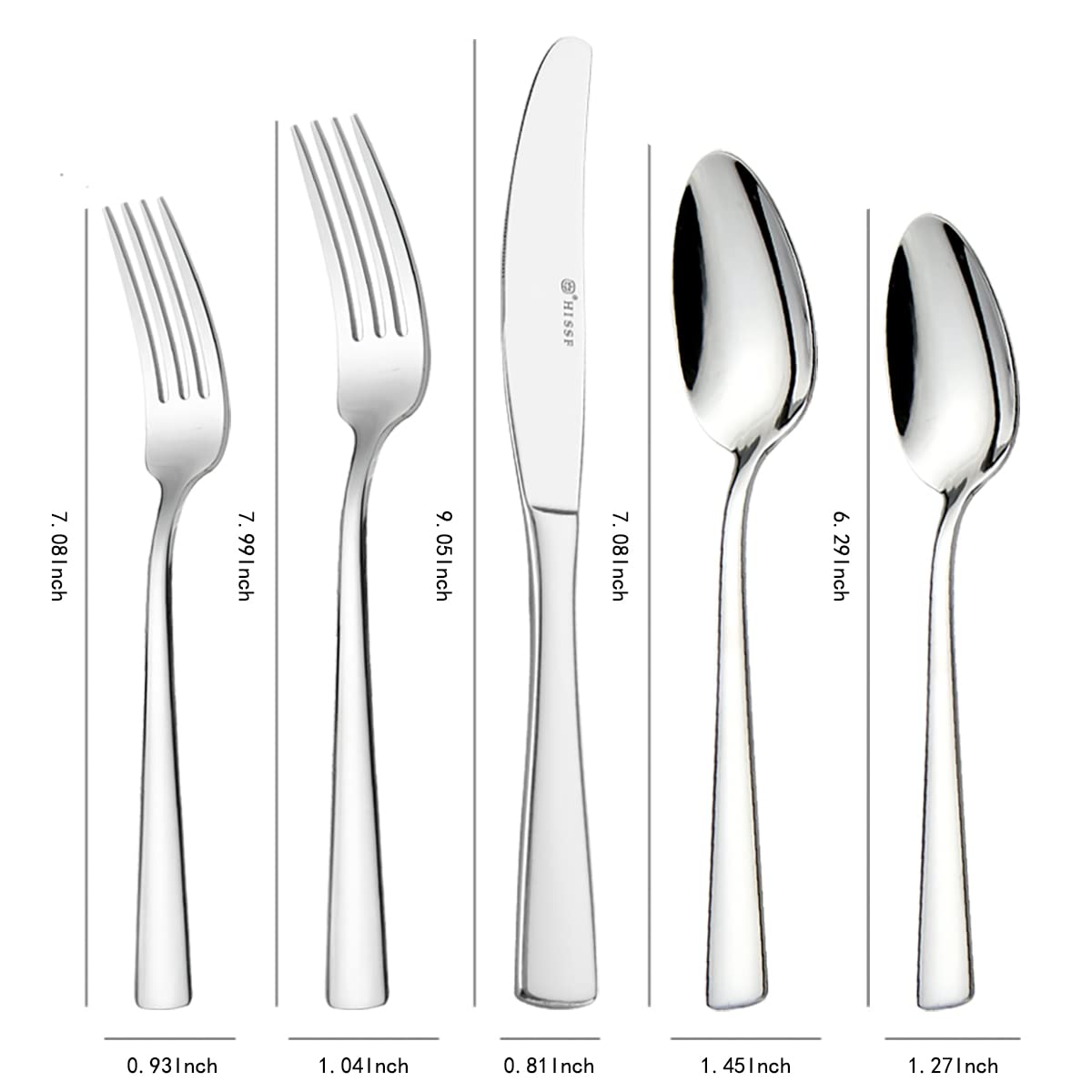 40-Piece Stainless Steel Flatware Set for 8