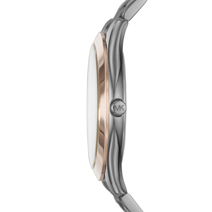 Michael Kors Slim Runway Three-Hand Gunmetal Stainless Steel Men's Watch (Model: MK8576)