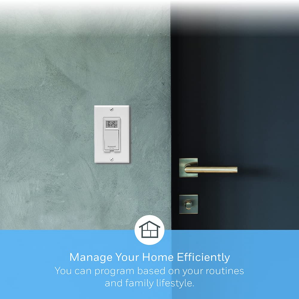 Honeywell Home 7-Day Programmable Light Switch Timer