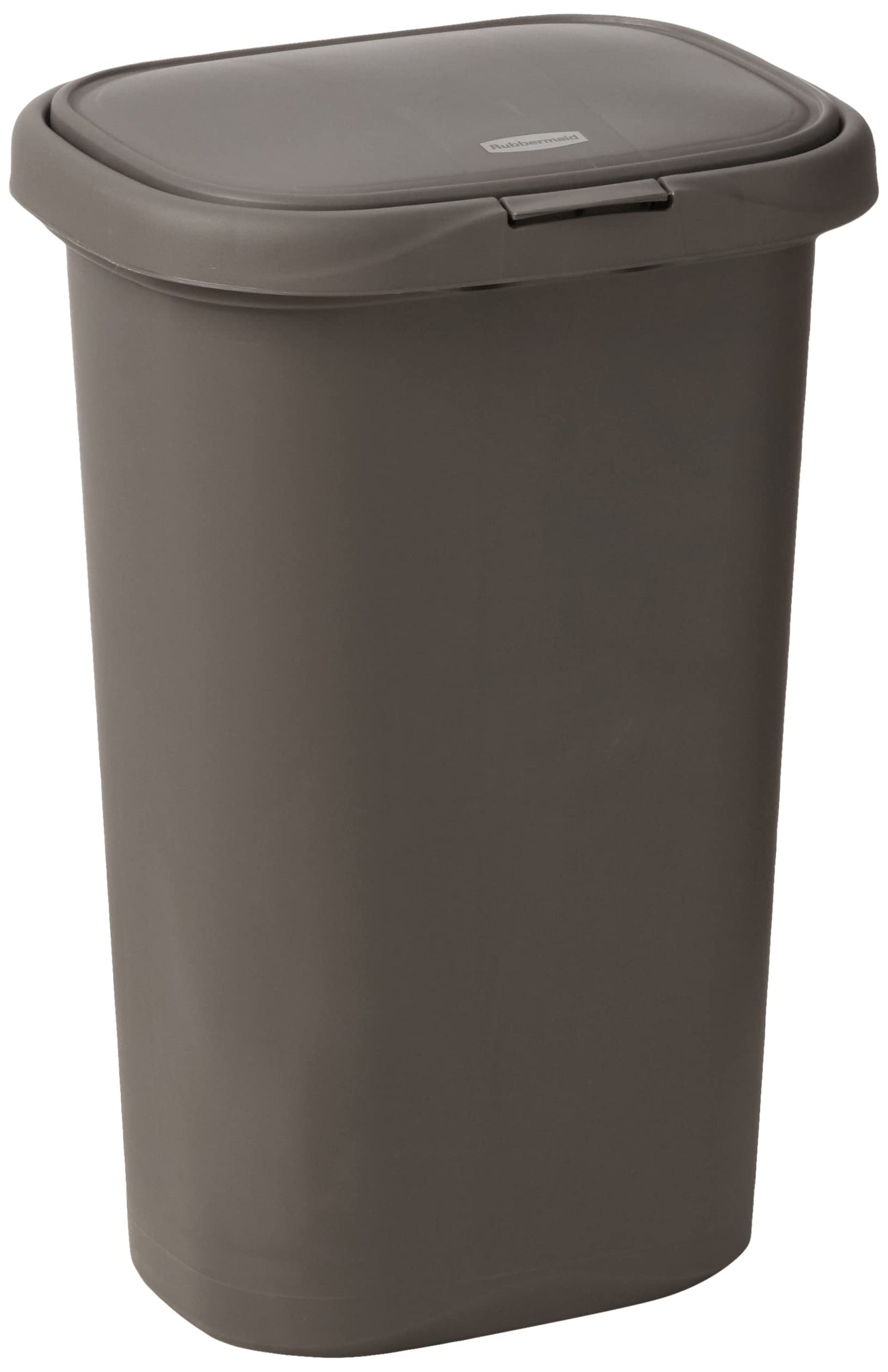 Rubbermaid 5L58 Spring Top Wastebasket, 49.2-liter, Gray