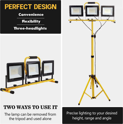 GUWELL 21000 Lumen LED Work Light with Stand