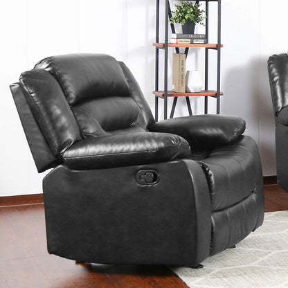 FDW Recliner Chair Reclining Recliner Sofa and Couch Sofa for Living Room Sofa PU Leather Home Theater Seating Motion for Living Room Manual Recliner