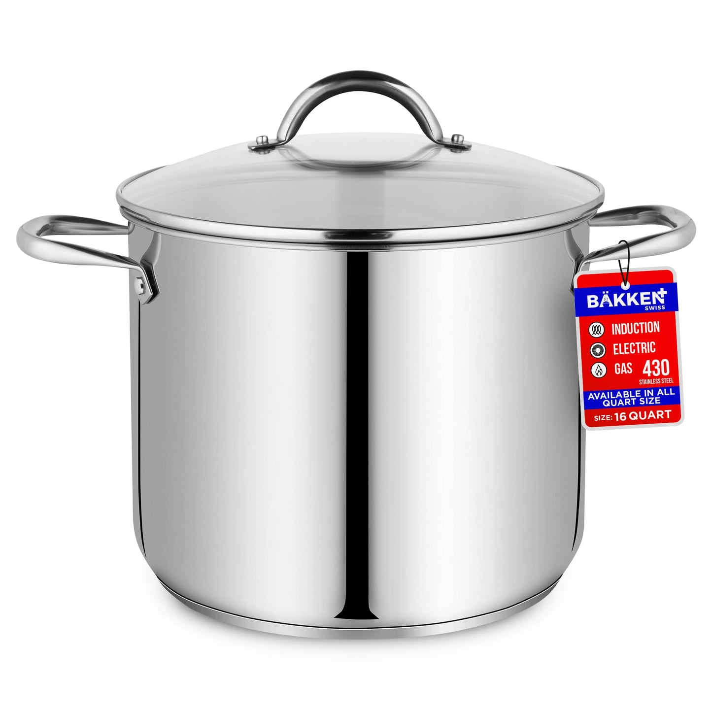 Bakken-Swiss 16-Quart Stainless Steel Stockpot