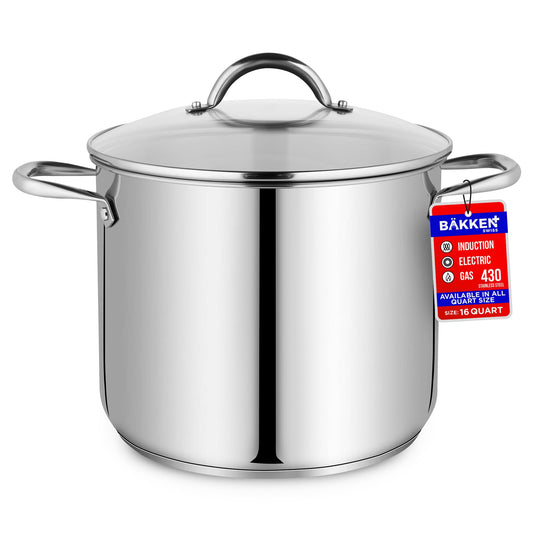 Bakken-Swiss 16-Quart Stainless Steel Stockpot