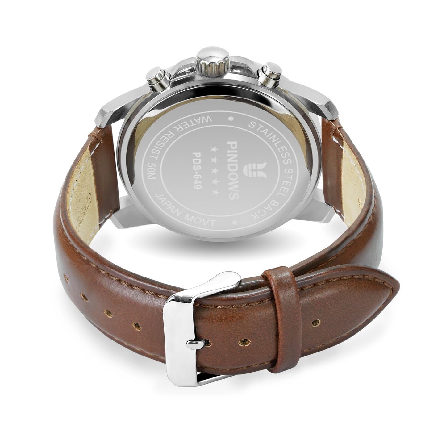 Men's Analog Chronograph Watch by PINDOWS
