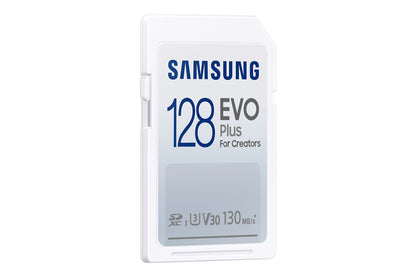 SAMSUNG 128GB EVO Plus SDXC Card UHS-I U3