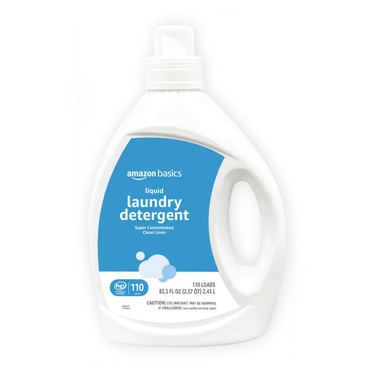 110 Loads Amazon Basics Liquid Laundry Detergent