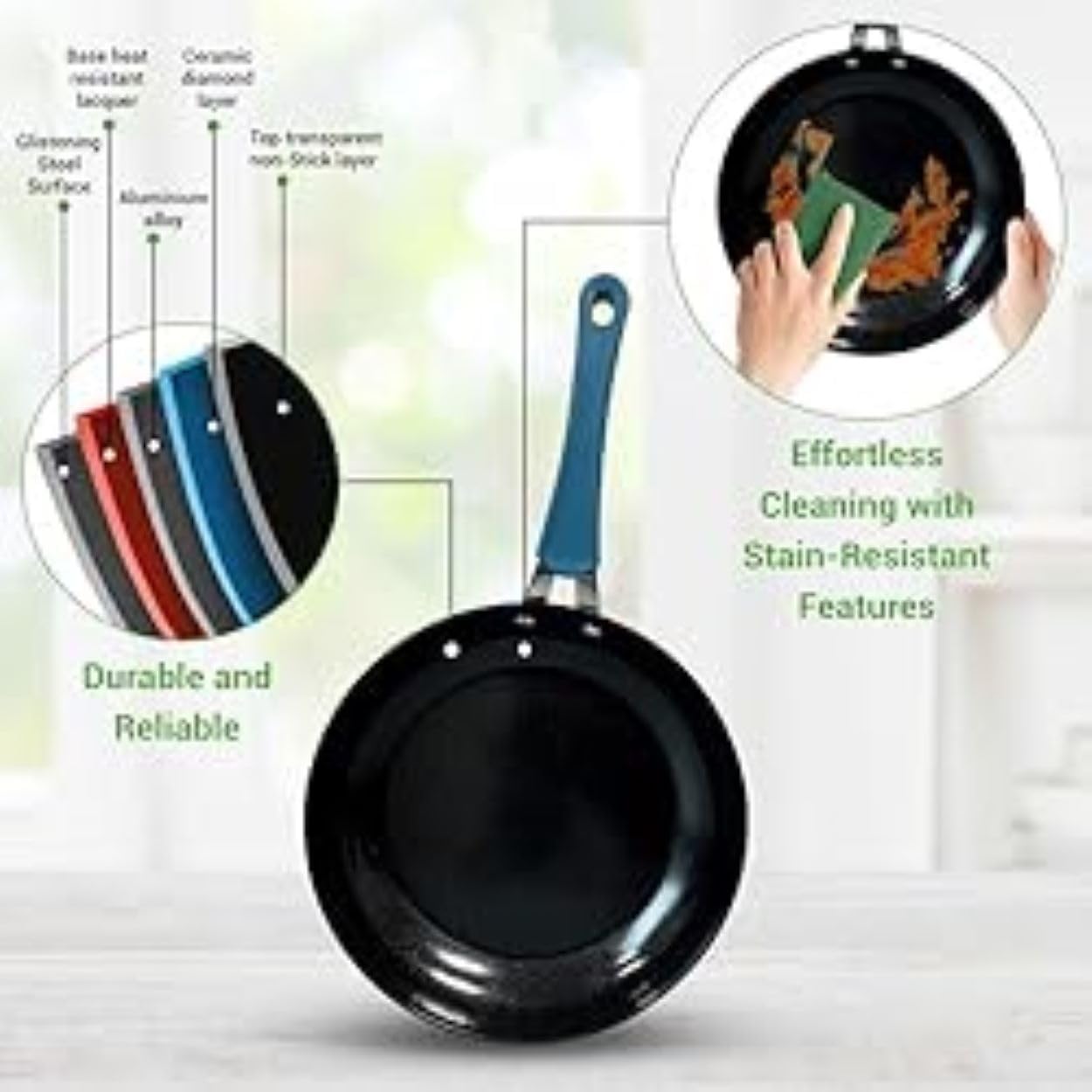 11-Piece NutriChef Non-Stick Cookware Set