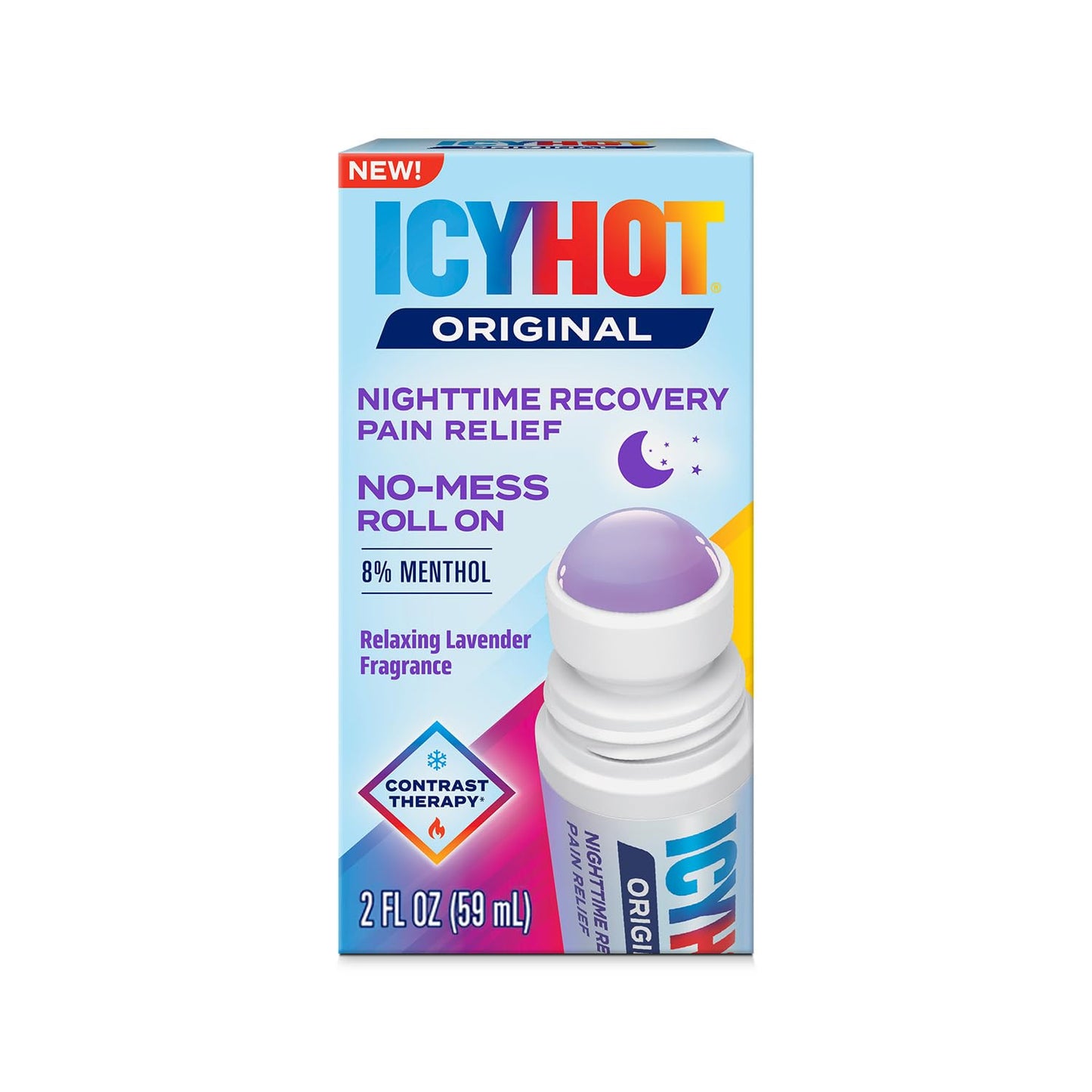 Icy Hot Roll-On Pain Relief with Lavender Scent