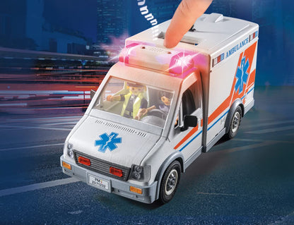 Playmobil Ambulance with Accessories and 3 Figures