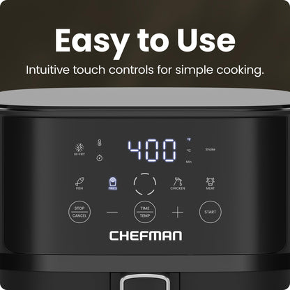 Chefman 6 QT Air Fryer with Touchscreen Controls