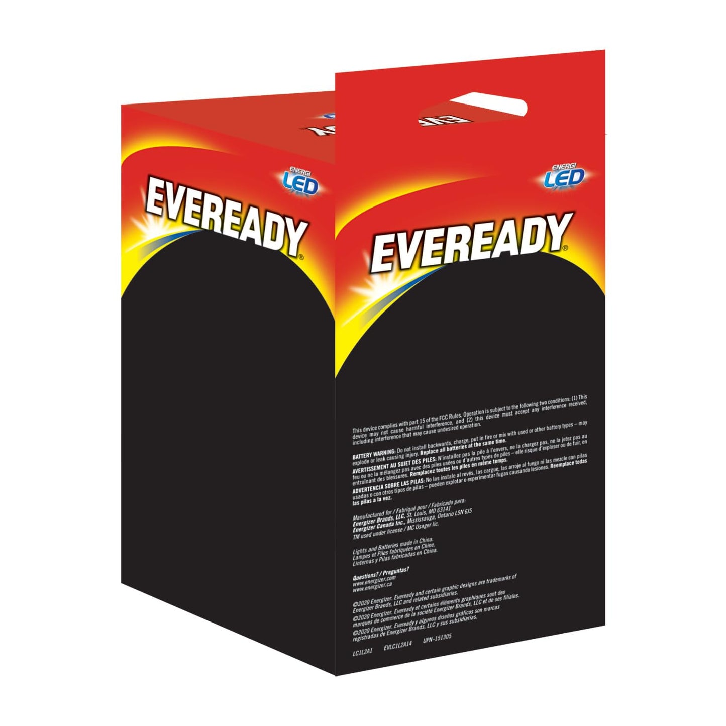 Eveready LED Flashlights 4-Pack for Emergencies